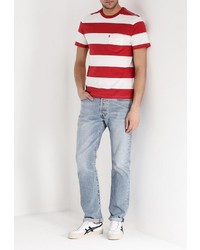 Мужская красная футболка от Levi's