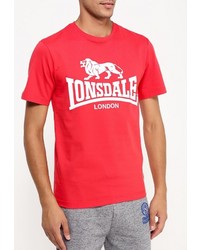 Мужская красная футболка от Lonsdale