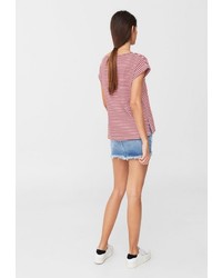 Женская красная футболка от Mango