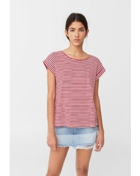 Женская красная футболка от Mango