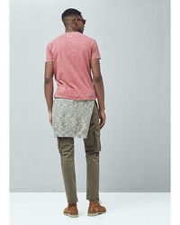 Мужская красная футболка от Mango Man