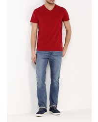 Мужская красная футболка от Modis