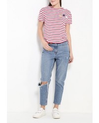 Женская красная футболка от Modis