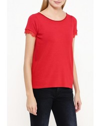 Женская красная футболка от Naf Naf
