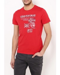 Мужская красная футболка от Napapijri