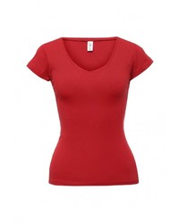 Женская красная футболка от Piazza Italia