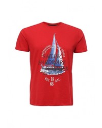 Мужская красная футболка от Piazza Italia