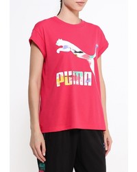 Женская красная футболка от Puma