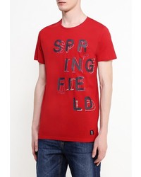 Мужская красная футболка от SPRINGFIELD