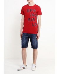 Мужская красная футболка от SPRINGFIELD