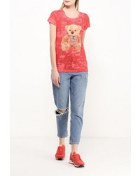 Женская красная футболка от Taya