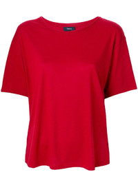 Женская красная футболка от Theory