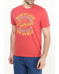 Мужская красная футболка от Tom Tailor