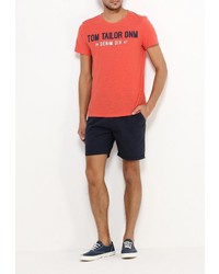 Мужская красная футболка от Tom Tailor Denim