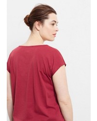 Женская красная футболка от Violeta BY MANGO