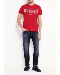 Мужская красная футболка от Wrangler