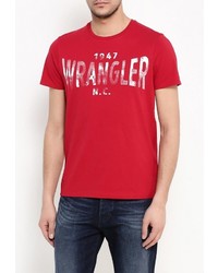 Мужская красная футболка от Wrangler