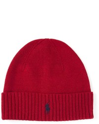 Мужская красная шапка от Polo Ralph Lauren