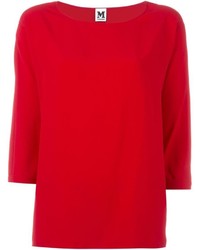 Красная шелковая блузка от M Missoni