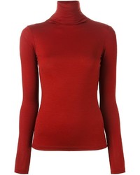 Женская красная шерстяная водолазка от Plein Sud Jeans