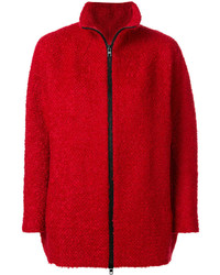 Женская красная шерстяная куртка от Gianluca Capannolo