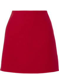 Красная шерстяная мини-юбка от Theory
