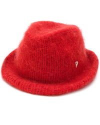 Женская красная шерстяная шляпа от Dondup