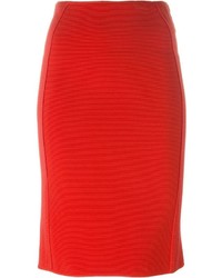 Красная юбка-карандаш от Giorgio Armani