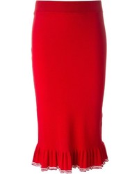 Красная юбка-карандаш от Marc Jacobs