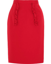 Красная юбка-карандаш от Miu Miu