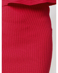Красная юбка-карандаш от Fendi