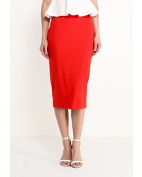 Красная юбка-карандаш от Pinko