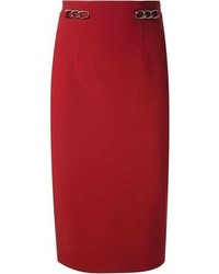 Красная юбка-карандаш от Plein Sud Jeans