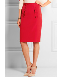 Красная юбка-карандаш от Miu Miu