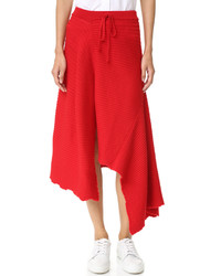 Красная юбка-миди от MARQUES ALMEIDA