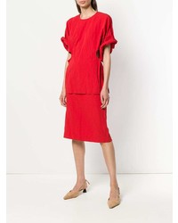 Красная юбка-миди от Ports 1961