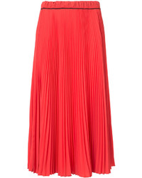 Красная юбка со складками от Marc Jacobs