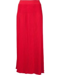 Красная юбка со складками от Sonia Rykiel