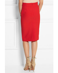 Красная юбка от Alexander McQueen