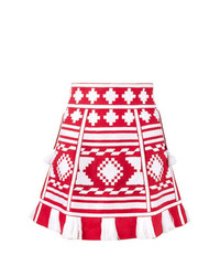 Красно-белая мини-юбка от Vita Kin