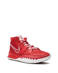 Мужские красно-белые кроссовки от Nike