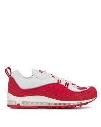 Мужские красно-белые кроссовки от Nike