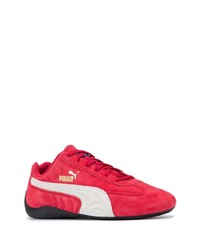 Мужские красно-белые кроссовки от Puma