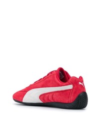 Мужские красно-белые кроссовки от Puma