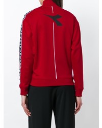 Женский красно-белый бомбер от MSGM