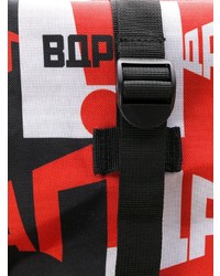 Мужской красно-белый рюкзак от Gosha Rubchinskiy