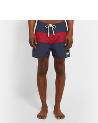 Мужские красно-темно-синие шорты от Saturdays Nyc