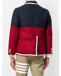 Мужской красно-темно-синий пиджак от Thom Browne