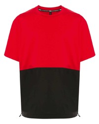 Мужская красно-черная футболка с круглым вырезом от Blackbarrett