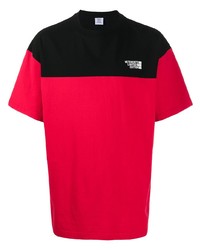 Мужская красно-черная футболка с круглым вырезом от Vetements